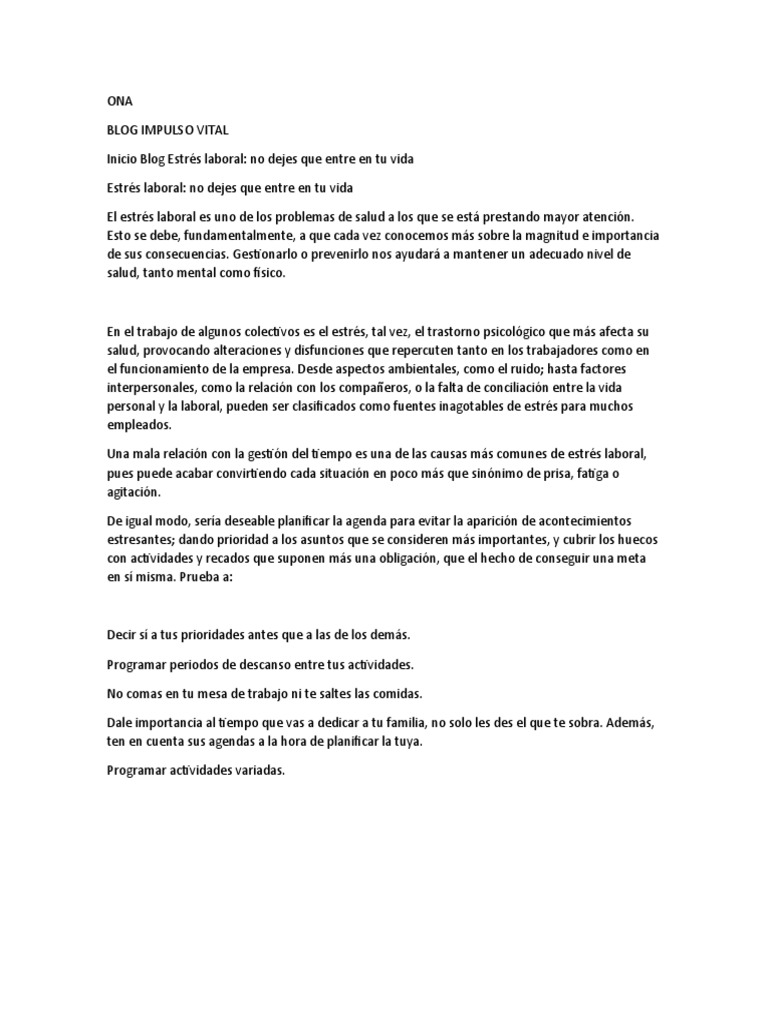 Estrés | PDF | Crecimiento personal y profesional