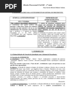 1ª Aula - Direito Processual Civil III