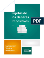 Sujetos de Los Deberes Impositivos