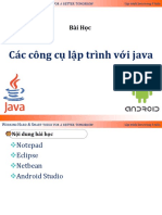 02. Bài Học-Các Công Cụ Lập Trình Với Java