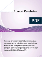 Konsep Promosi Kesehatan