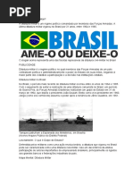 O que é ditadura militar texto para o 9 ano