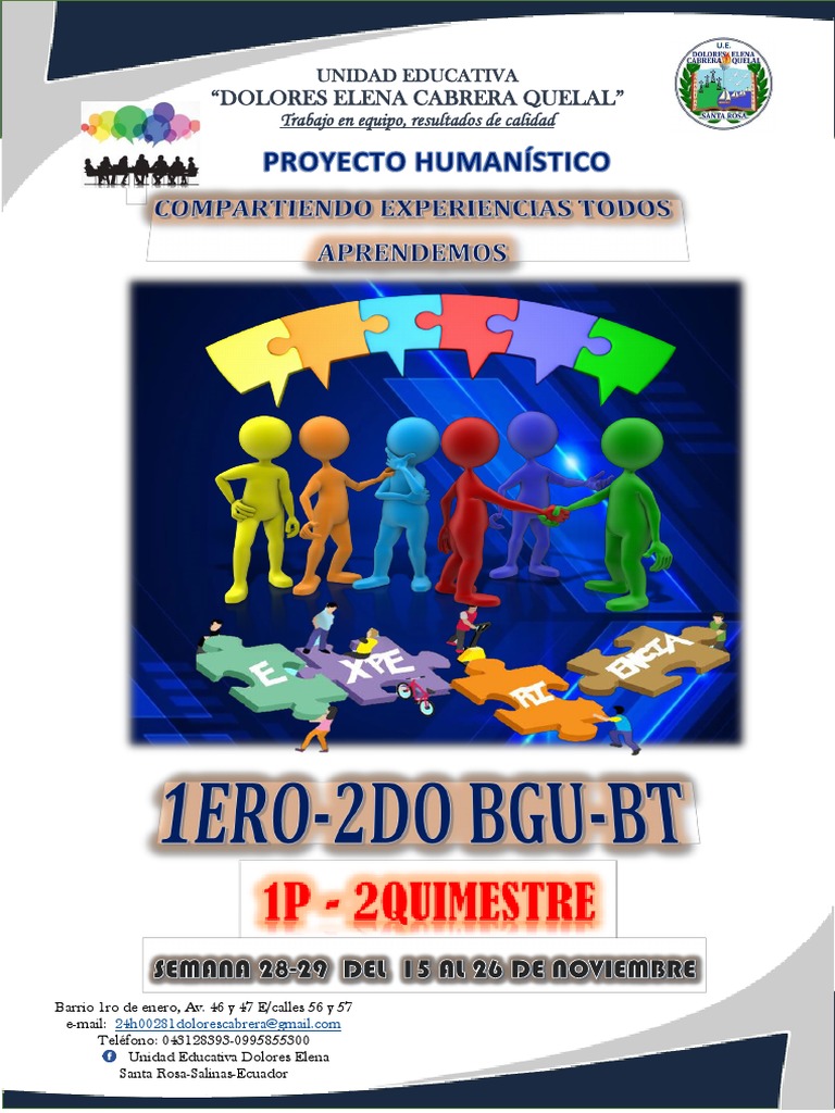 12 BGUBT PROYECTO HUMANÍSTICO 1P2Q 2021 PDF Vejez Conocimiento