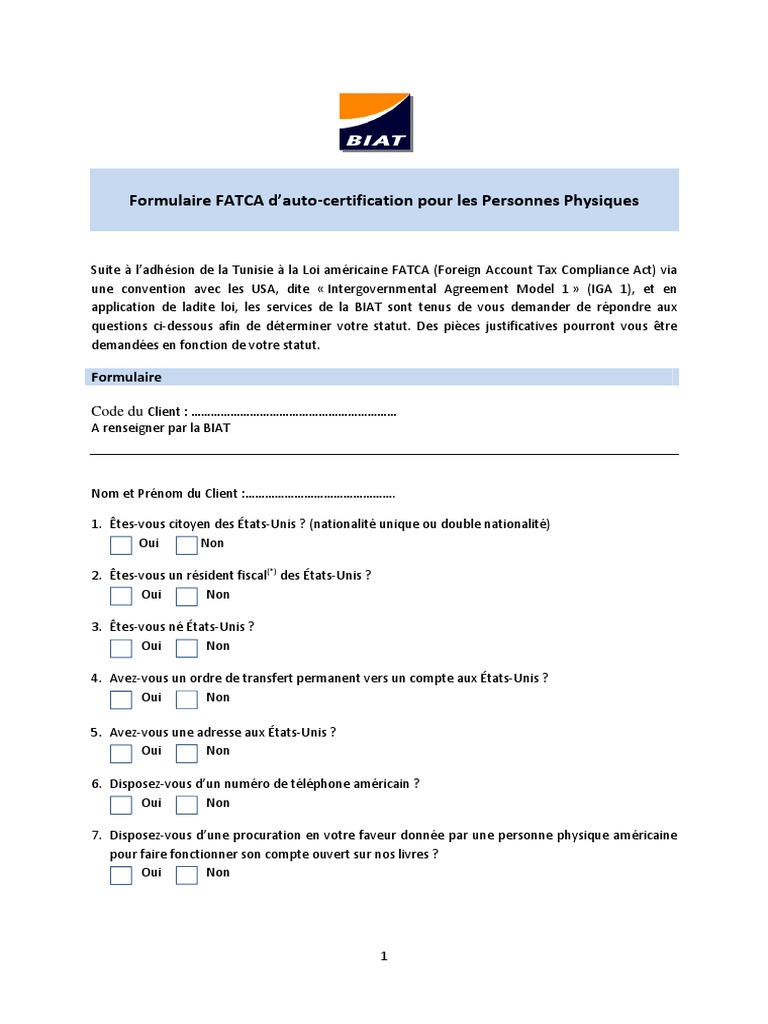 Centre d'aide nickel formulaire fatca
