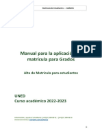 Manual Aplicacion de Matricula 2023