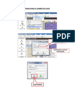 Pasos para El Cambio de Clave