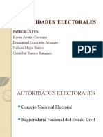 Autoridades Electorales