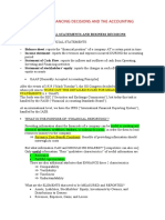 Investing and Financing Decisions and The Accounting System