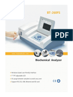 BT 260fs Semiautomatic Chemistry Analyzer