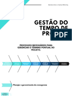 Gestão do tempo de projeto: processos para gerenciar o término pontual