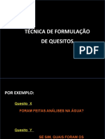 Técnicas de formulação de quesitos para perícias ambientais