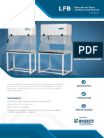 DMD Solutions - Bancada de Fluxo Unidirecional Vertical ISO Classe 5