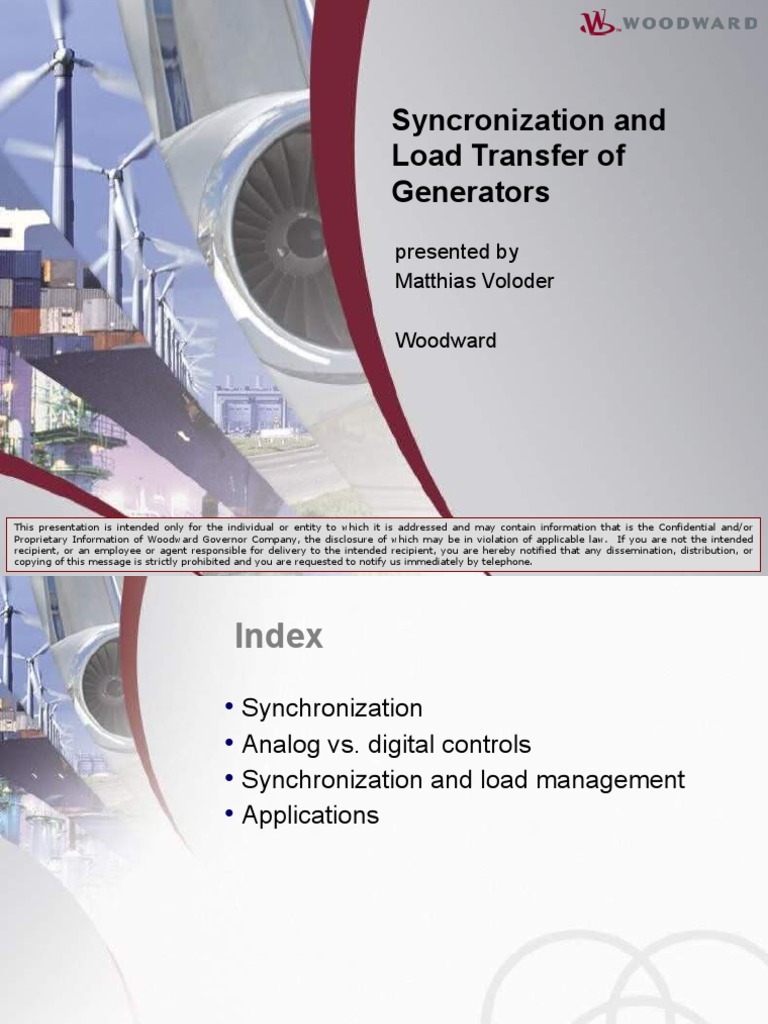 Generator Sync & Load Transfer Guide | PDF | Electric Generator ...