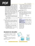 Exercícios de Química - Concentraçao de Soluções | PDF | Concentração ...