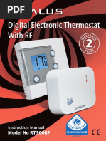 TLX RFD User Installation Instructions PDF | PDF | Thermostat | Radio