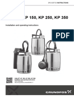 UNILIFT KP 150, KP 250, KP 350: Installation and Operating Instructions