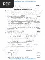 Engineering Mathematics 2 July 2015 (2010 Scheme)