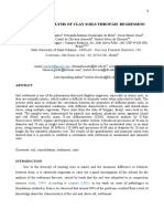 Settlement Analysis of Clay Soils Through Regression