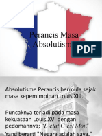 Perancis Masa Absolutisme