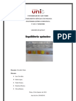 Equilíbrio químico de iões cromato e dicromato