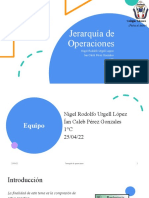 Jerarquía de Operaciones