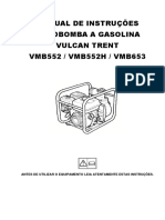 Manual Motobomba VMB552 552H 653 VULCAN TRENT