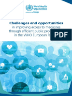 Challenges Opportunities Improving Access Medicines Efficient Public Procurement