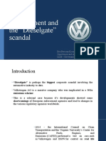Enforcement and The "Dieselgate" Scandal