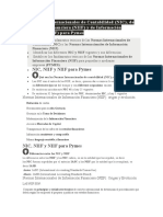 U2 Normas Internacionales de Contabilidad NIC, de Información Financiera NIIF y de Información Financiera NIIF para Pymes