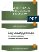 FRONTERA DE POSIBILIDADES DE PRODUCCION