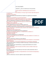 Derecho Aduanero - Examen de Internet