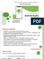 Android Programming: Obile and Pplication Evelopment