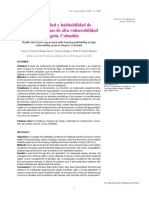 Riesgo en Salud y Habitabilidad de Viviendas en Zonas de Alta Vulnerabilidad en Bogota