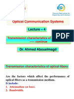 Lec.4 - COMM 554 Optical Communication Systems