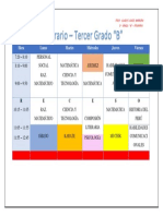 3° B Horario