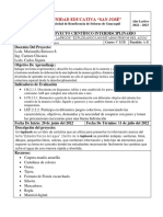 4° A-B Proyecto Científico Interdisciplinario