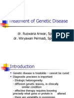 Treatment of Genetic Diseases Through Symptomatic Relief, Metabolic Correction, and Gene Therapy