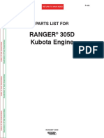Lincoln RANGER-305D - 11275 Parts List