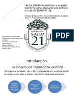 1.FERNANDEZ RIGHI - La OEA en La Cooperacion Internacional Electoral