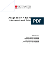 Asignacion 1 Derecho Internacional Privado