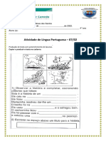 Roteiro de Atividades 07 de Fevereiro