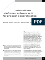 Use of A Carbon-Fiber-Reinforced Polymer Grid For Precast Concrete Piles
