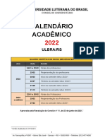 Calendário Acadêmico: Ulbra/Rs