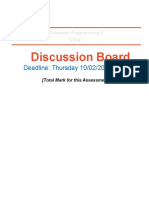 CS141-Discussion Board
