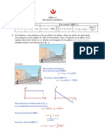 Ejercicios Adicionales Movimiento Parabólico SOL