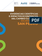 San Pedro Evidencias Científicas e Impactos Económicos Del Cambio Climático