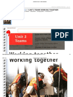 My Workbooks: 1-Unit 2 Teams Working Together