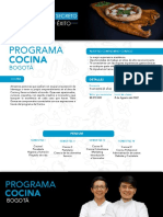 Programa Cocina - Bogotá