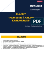 Clase 7 Placenta y Anexos Embrionarios
