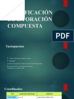 Clasificación de La Oración Compuesta Diapositivas